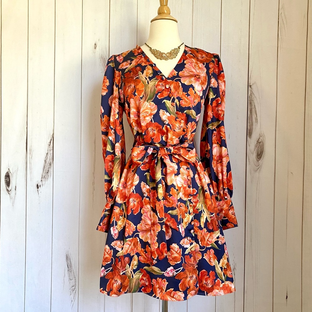 Perfect Floral Wrap Dress